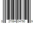 Barcode Image for UPC code 027084047509