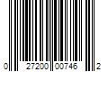 Barcode Image for UPC code 027200007462