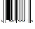 Barcode Image for UPC code 027612000075