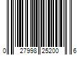 Barcode Image for UPC code 027998252006. Product Name: First Brands Group Windshield Wiper Blade