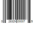 Barcode Image for UPC code 028329000075