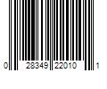 Barcode Image for UPC code 028349220101