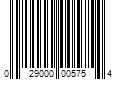 Barcode Image for UPC code 029000005754
