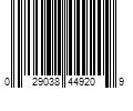 Barcode Image for UPC code 029038449209. Product Name: Women's Gloria Vanderbilt Amanda Classic Jeans, Size: 6 Regular, Med Pink