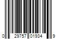 Barcode Image for UPC code 029757019349. Product Name: Bushnell Pro X3+ Laser Golf Rangefinder - Slope  Wind Speed & Direction