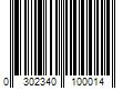 Barcode Image for UPC code 0302340100014. Product Name: Reckitt Benckiser QUEEN VÂ® P.S. I Lube You - Intimate Water-Based Lube  Gynecologically Tested  pH friendly  Free from Parabens  Artificial Colors  Glycerin & Fragrances  3 oz. Wetter is Better
