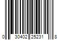 Barcode Image for UPC code 030402252318. Product Name: default STEP STOOL BLACK 2523