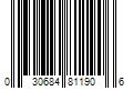 Barcode Image for UPC code 030684811906. Product Name: Nirvana Foods Taste Nirvana Coconut Water  16.2 Fl Oz  12 Count