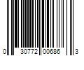 Barcode Image for UPC code 030772006863. Product Name: Procter & Gamble Secret Outlast Clear Gel Antiperspirant Deodorant  Shower Fresh Scent  2.6 oz