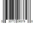 Barcode Image for UPC code 030772063798. Product Name: Procter & Gamble Head and Shoulders Mens 2 in 1 Dandruff Shampoo and Conditioner  Old Spice Swagger  20.7 oz