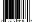 Barcode Image for UPC code 030772094969. Product Name: Tide Ultra OXI Power Odor Eliminators Unscented Laundry Detergent Pods (45-Count)