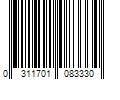 Barcode Image for UPC code 0311701083330. Product Name: Coloplast Critic-Aid Clear Scented Skin Protectant Ointment 2.5 oz. Tube 7566 1 Ct