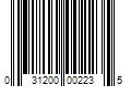 Barcode Image for UPC code 031200002235