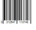 Barcode Image for UPC code 0312547113748. Product Name: Johnson & Johnson Listerine Zero Alcohol Mouthwash  Limited Edition Coconut Lime  500 mL
