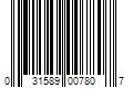 Barcode Image for UPC code 031589007807. Product Name: Cupcake Creations Siege Clean Butcher Block Oil 8oz
