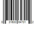 Barcode Image for UPC code 031600647012