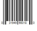 Barcode Image for UPC code 031949553180. Product Name: AAF/FLANDERS 20x20x1 NaturalAire Microparticle MERV 10 Filters 85256.012020 (6 pack)
