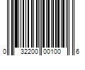 Barcode Image for UPC code 032200001006