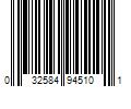 Barcode Image for UPC code 032584945101. Product Name: Dr. Naylor Red - Kote Spray