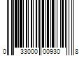 Barcode Image for UPC code 033000009308. Product Name: Revlon Top Speed Fast Dry Nail Enamel  553 Decadent  0.5 fl oz