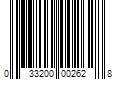 Barcode Image for UPC code 033200002628. Product Name: Arm & Hammer Fresh Burst HE Laundry Detergent 100.5-fl oz | 3320000262