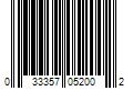 Barcode Image for UPC code 033357052002