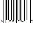Barcode Image for UPC code 033991021457