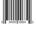 Barcode Image for UPC code 034000006342