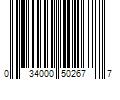 Barcode Image for UPC code 034000502677