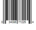 Barcode Image for UPC code 034086772254. Product Name: Keeco  LLC Sertapedic Cool Nites Bed Pillow  Standard/Queen