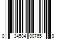 Barcode Image for UPC code 034584007650