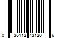 Barcode Image for UPC code 035112431206