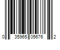 Barcode Image for UPC code 035965056762. Product Name: Marshalltown 3/16-in x 1/4-in x 1/4-in Ground Steel V-notch Ceramic Floor Trowel | NT676
