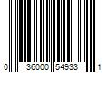 Barcode Image for UPC code 036000549331. Product Name: Kimberly Clark U by Kotex Balance Ultra Thin Overnight Pads with Wings  Extra Heavy Absorbency  22 Ct