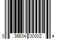 Barcode Image for UPC code 036634000024