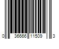 Barcode Image for UPC code 036666115093. Product Name: ACDelco Air Filter
