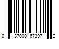 Barcode Image for UPC code 037000673972. Product Name: Procter & Gamble Head & Shoulders Dandruff 2 in 1 Shampoo  Clinical Itch Relief  13.5 oz