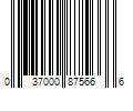 Barcode Image for UPC code 037000875666