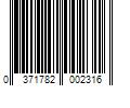Barcode Image for UPC code 0371782002316
