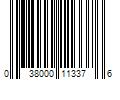 Barcode Image for UPC code 038000113376. Product Name: Kellogg Company US Kellogg s Nutri-Grain Blueberry Chewy Soft Baked Breakfast Bars  Ready-to-Eat  20.8 oz  16 Count