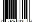 Barcode Image for UPC code 038000845512. Product Name: Kellogg Company US Pringles Original Potato Crisps Chips  Lunch Snacks  5.2 oz