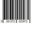 Barcode Image for UPC code 0381372020972. Product Name: Johnson & Johnson Aveeno Eczema Therapy Rescue Relief Treatment Gel Cream  1.5 fl. oz