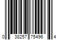 Barcode Image for UPC code 038257754964. Product Name: Hanes Men's FreshIQ Cushion Crew Socks 12-Pack Black 6-12