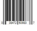 Barcode Image for UPC code 038472509837