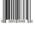 Barcode Image for UPC code 038902063656. Product Name: Hillman Group Rsc Hillman Fasteners 48440 2.5 in. X No. 10  Gray Star Drive Composite Deck Screws