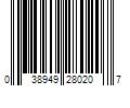 Barcode Image for UPC code 038949280207. Product Name: Belcam Inc. Parfums Belcam Premiere Editions version of Bombshell* Perfume for Women  8 Oz Value Size