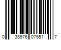 Barcode Image for UPC code 038976075517