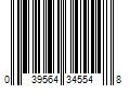 Barcode Image for UPC code 039564345548. Product Name: Performance Tool 3/4" Drive 1-11/16" 12 Point Socket