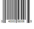 Barcode Image for UPC code 040000580065. Product Name: M&Ms 18 oz Dark Chocolate Family Size