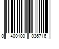 Barcode Image for UPC code 0400100036716